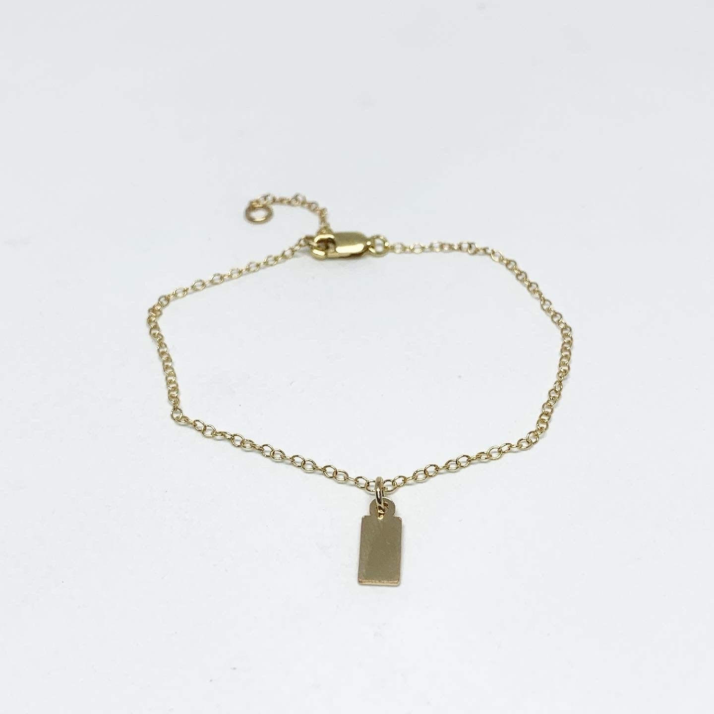 Initial Tag Bracelet - Jennifer Cervelli Jewelry