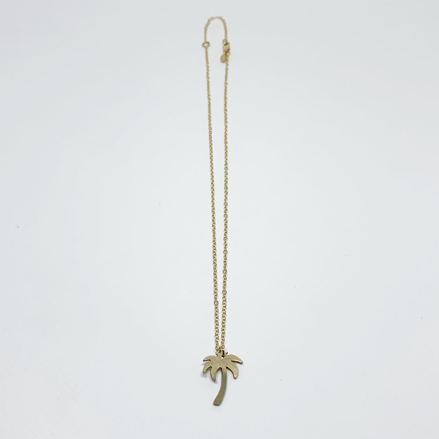 Palm Tree Charm Necklace - Jennifer Cervelli Jewelry