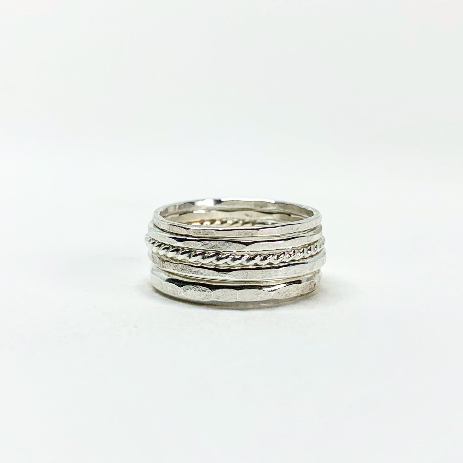 Bridal Stacking Ring Set - Jennifer Cervelli Jewelry