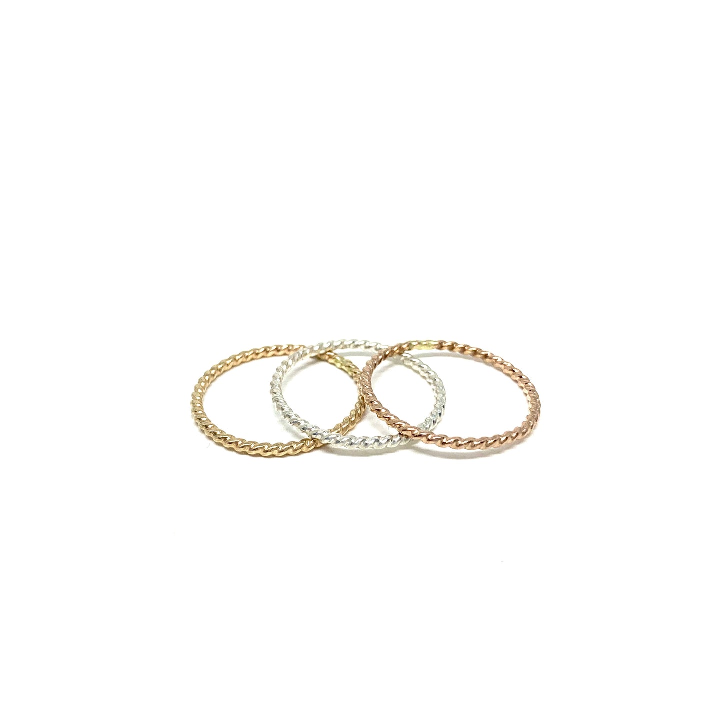 Twist Stacking Rings - Jennifer Cervelli Jewelry