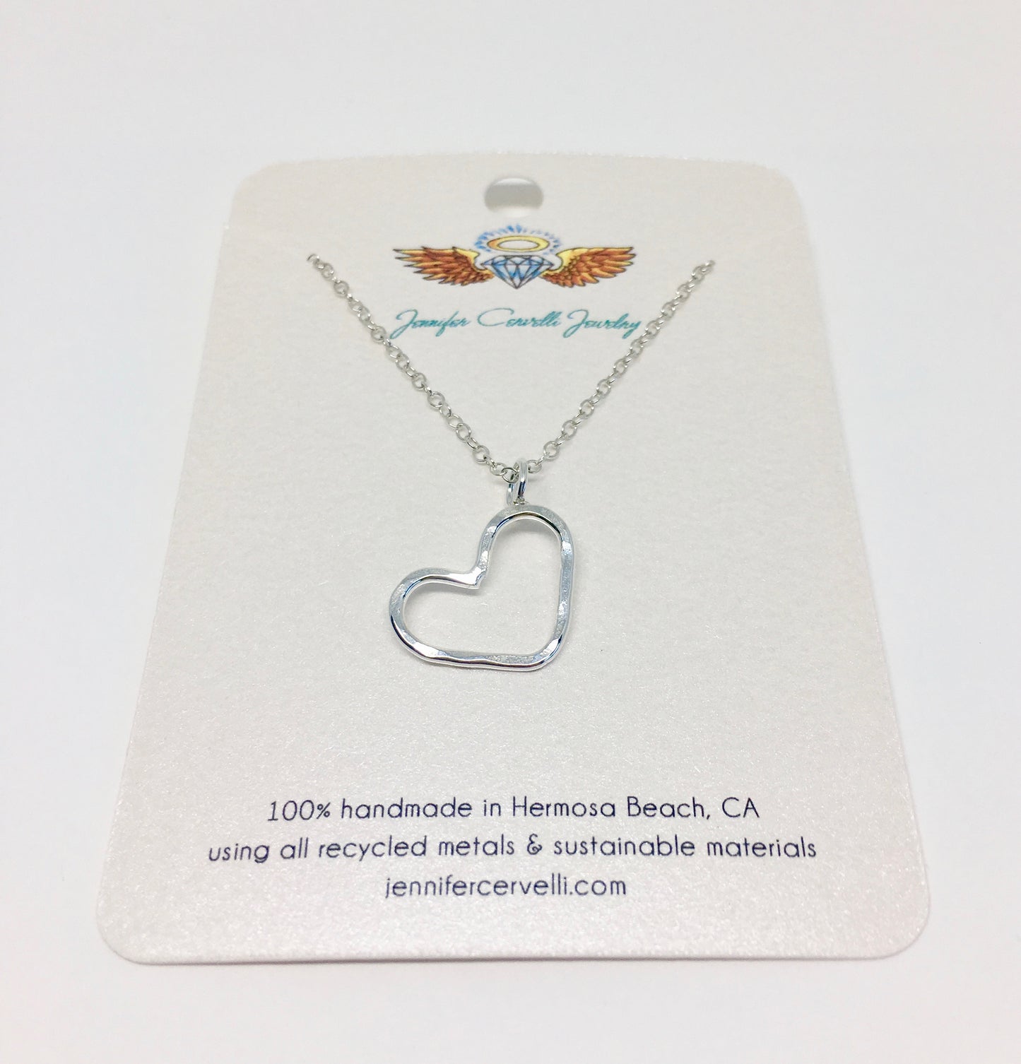 Heart Pendant Necklace - Jennifer Cervelli Jewelry