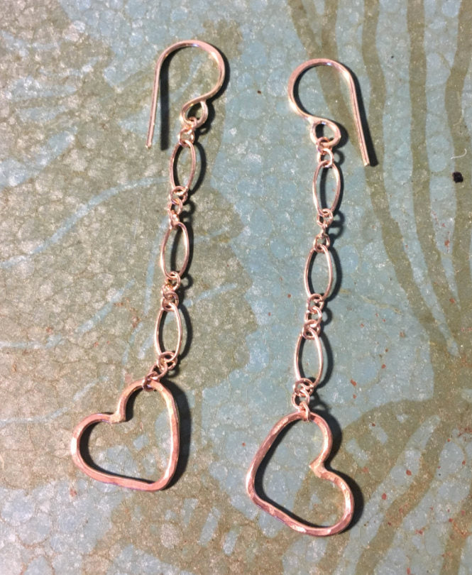 Heart Dangle Earrings