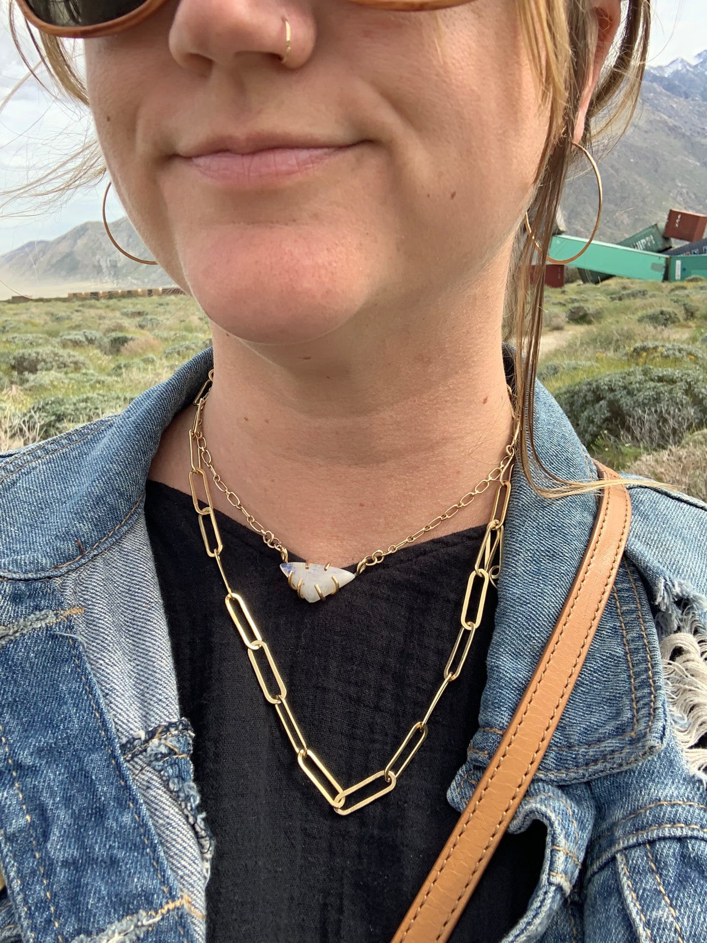 Paperclip Chain Necklace - Jennifer Cervelli Jewelry