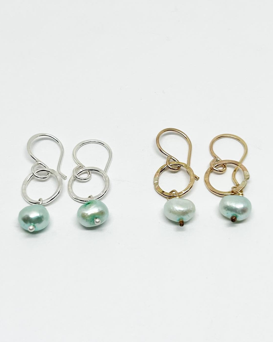 Pearl Drop Earrings - Jennifer Cervelli Jewelry