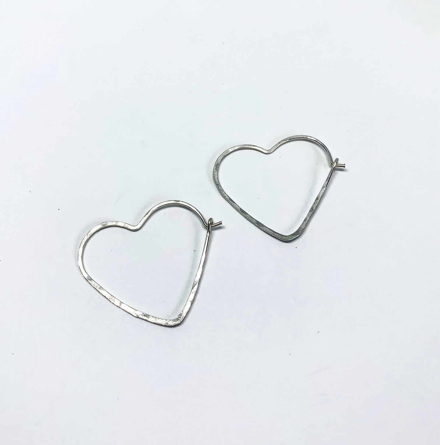 Heart Hoops - Size Small - Jennifer Cervelli Jewelry