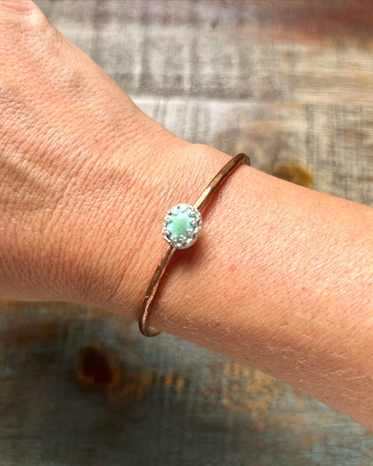 Turquoise Lucky Horseshoe Cuff Bracelet #100 - Jennifer Cervelli Jewelry