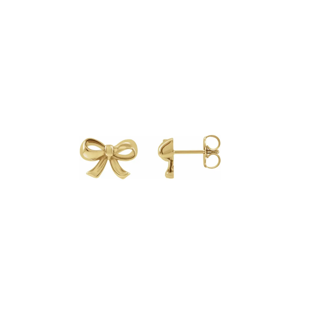 Bow Stud Earrings - Jennifer Cervelli Jewelry