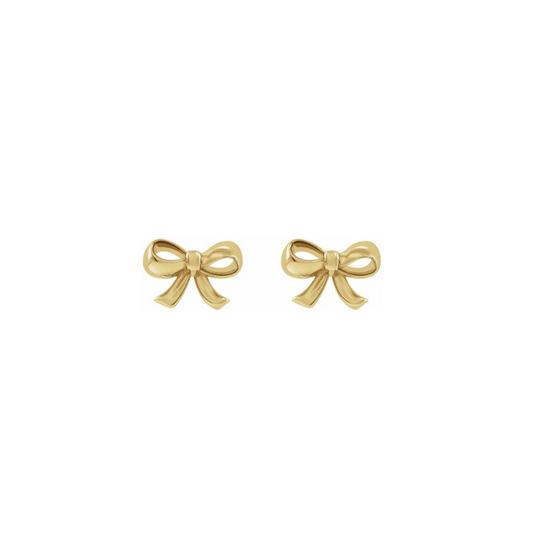 Bow Stud Earrings - Jennifer Cervelli Jewelry