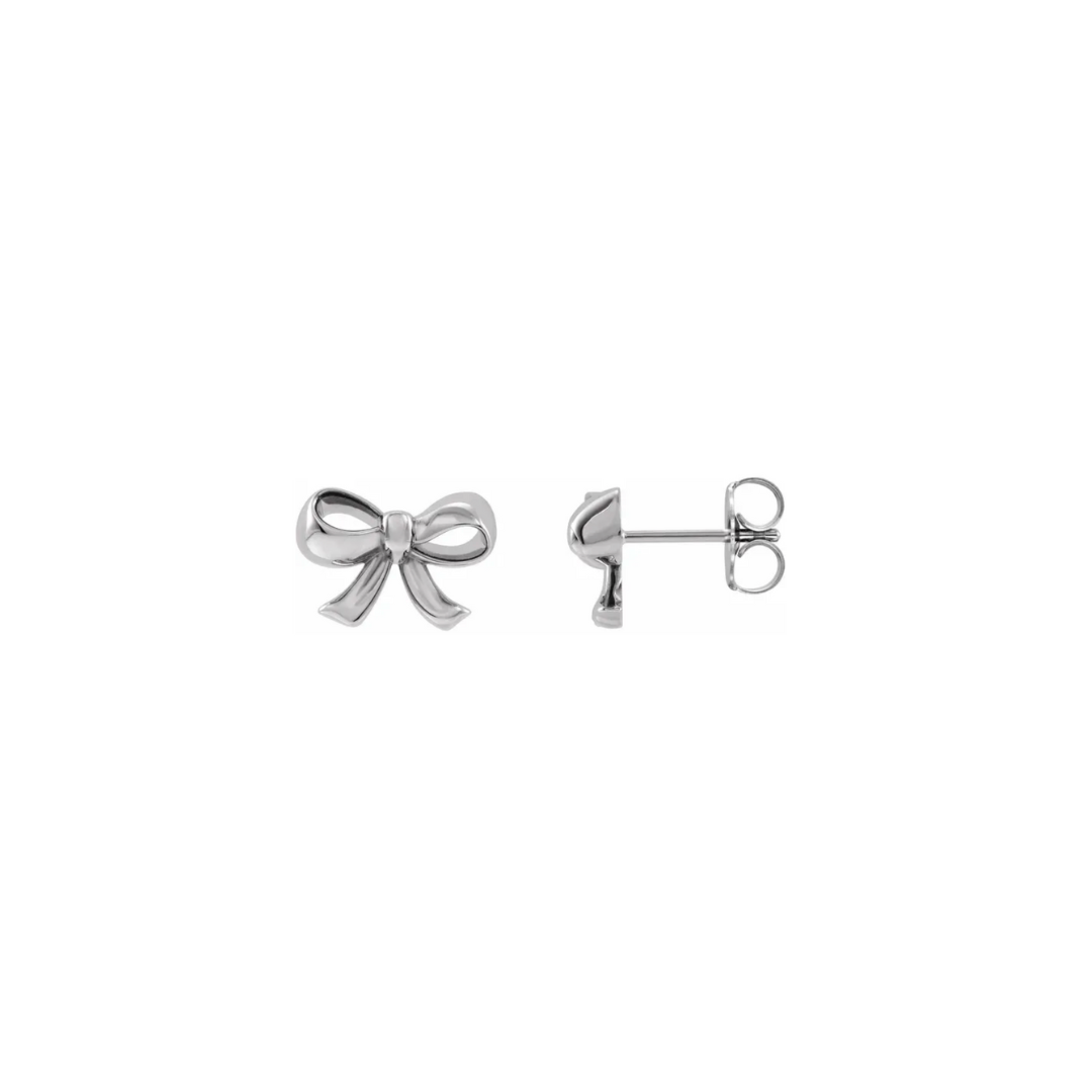 Bow Stud Earrings - Jennifer Cervelli Jewelry