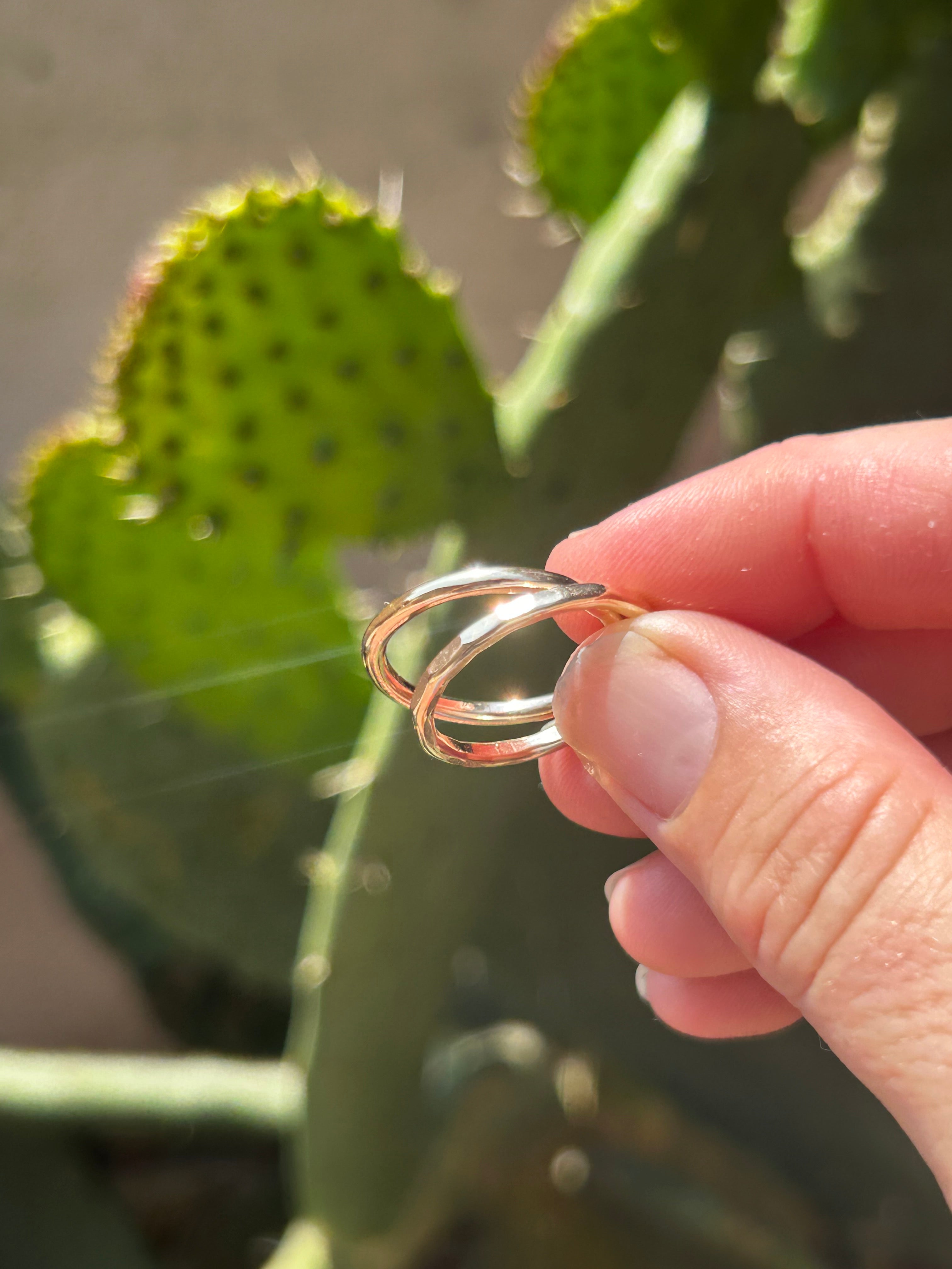 Anchor Stacking Ring - Jennifer Cervelli Jewelry