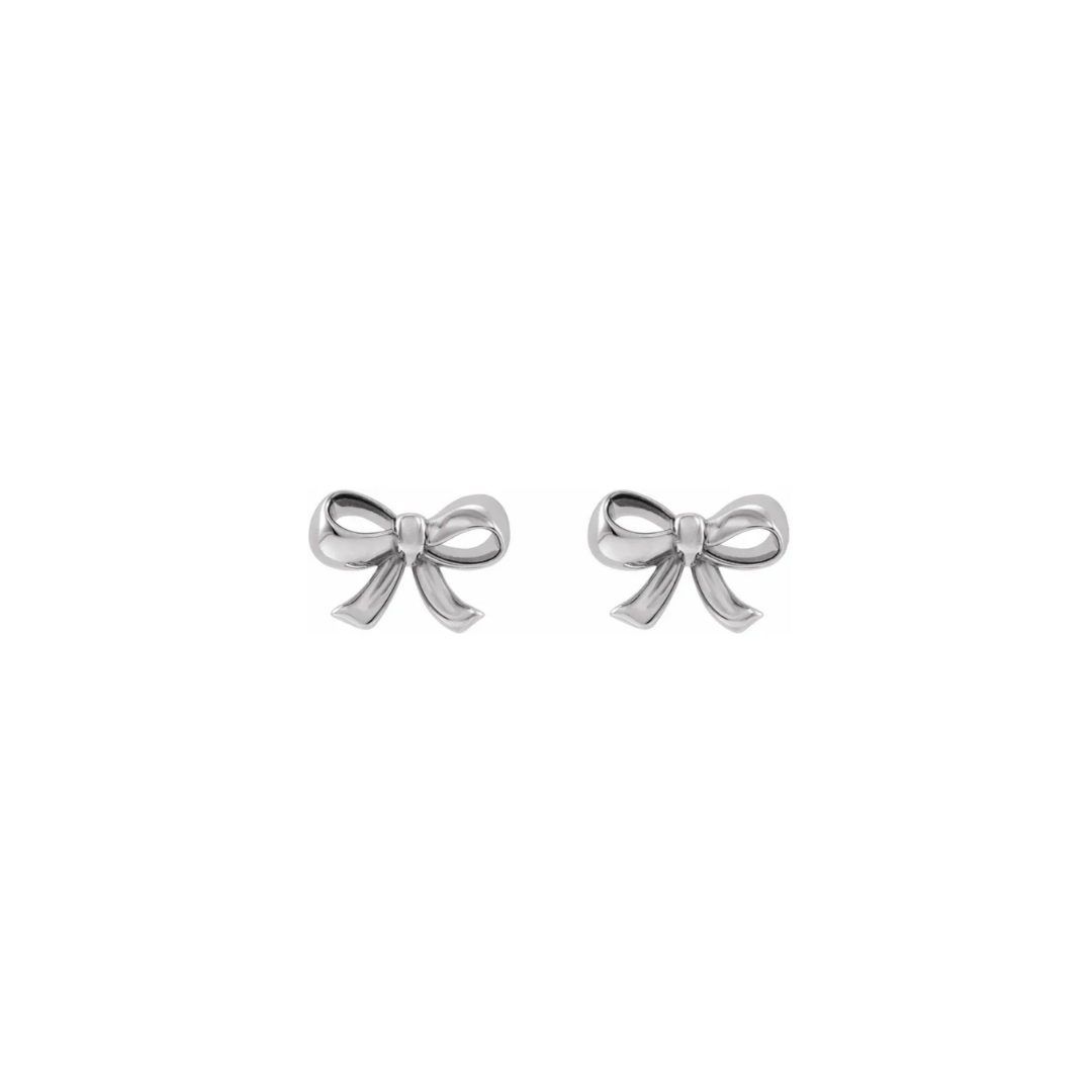 Bow Stud Earrings - Jennifer Cervelli Jewelry