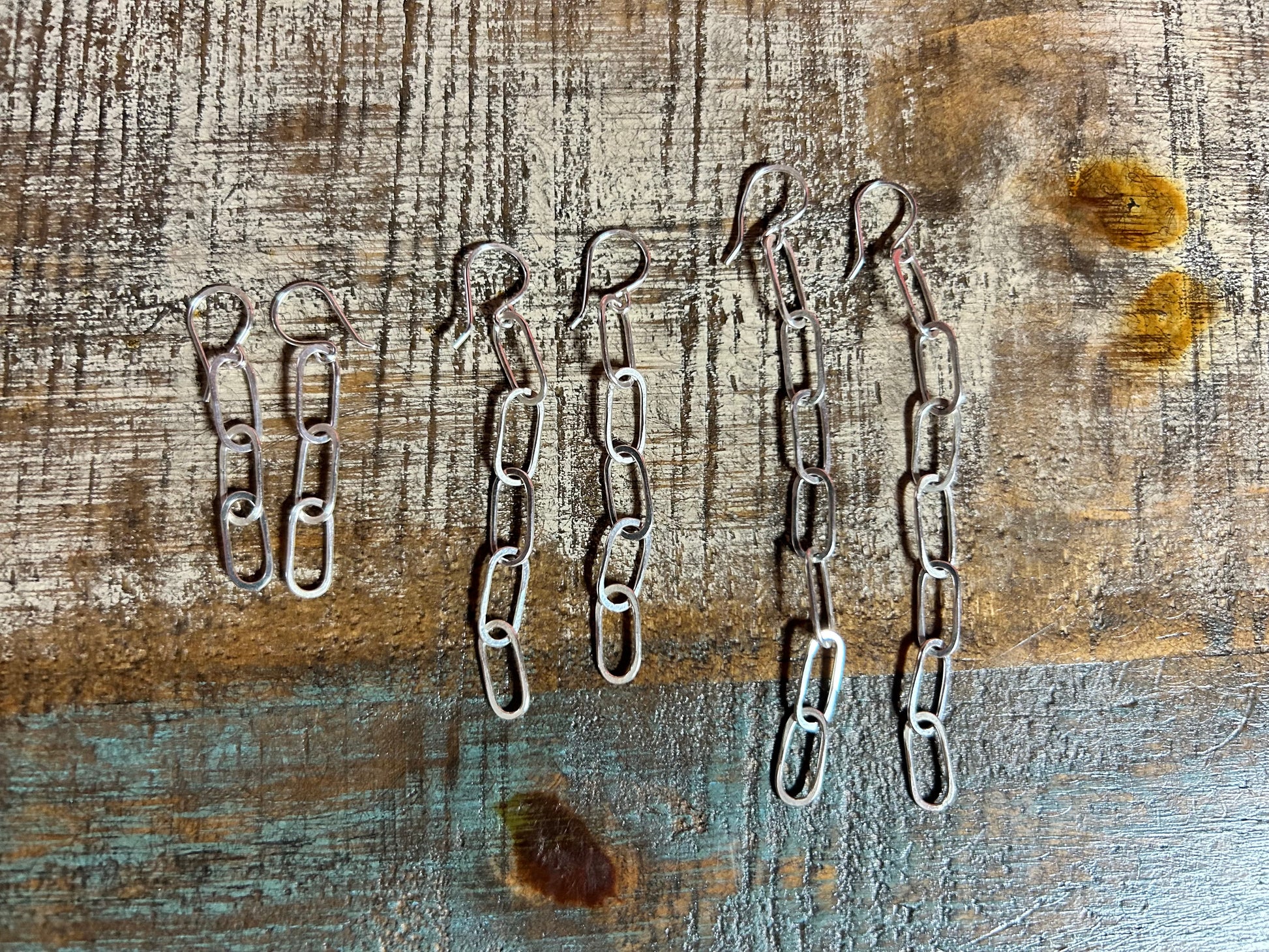 Paperclip Chain Earrings - Jennifer Cervelli Jewelry