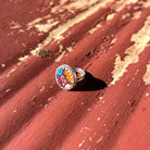 Copper Opal Turquoise Full Moon Ring #132 - Jennifer Cervelli Jewelry