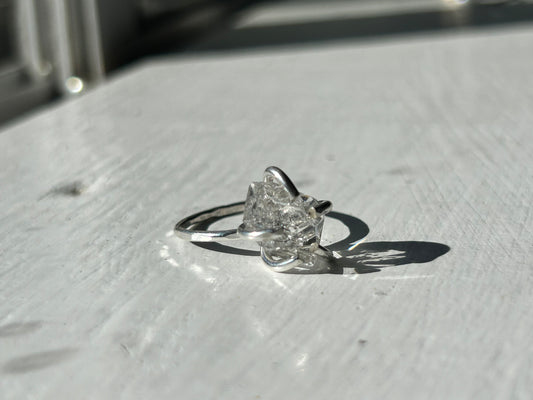 Herkimer Diamond Ring #100 - Jennifer Cervelli Jewelry