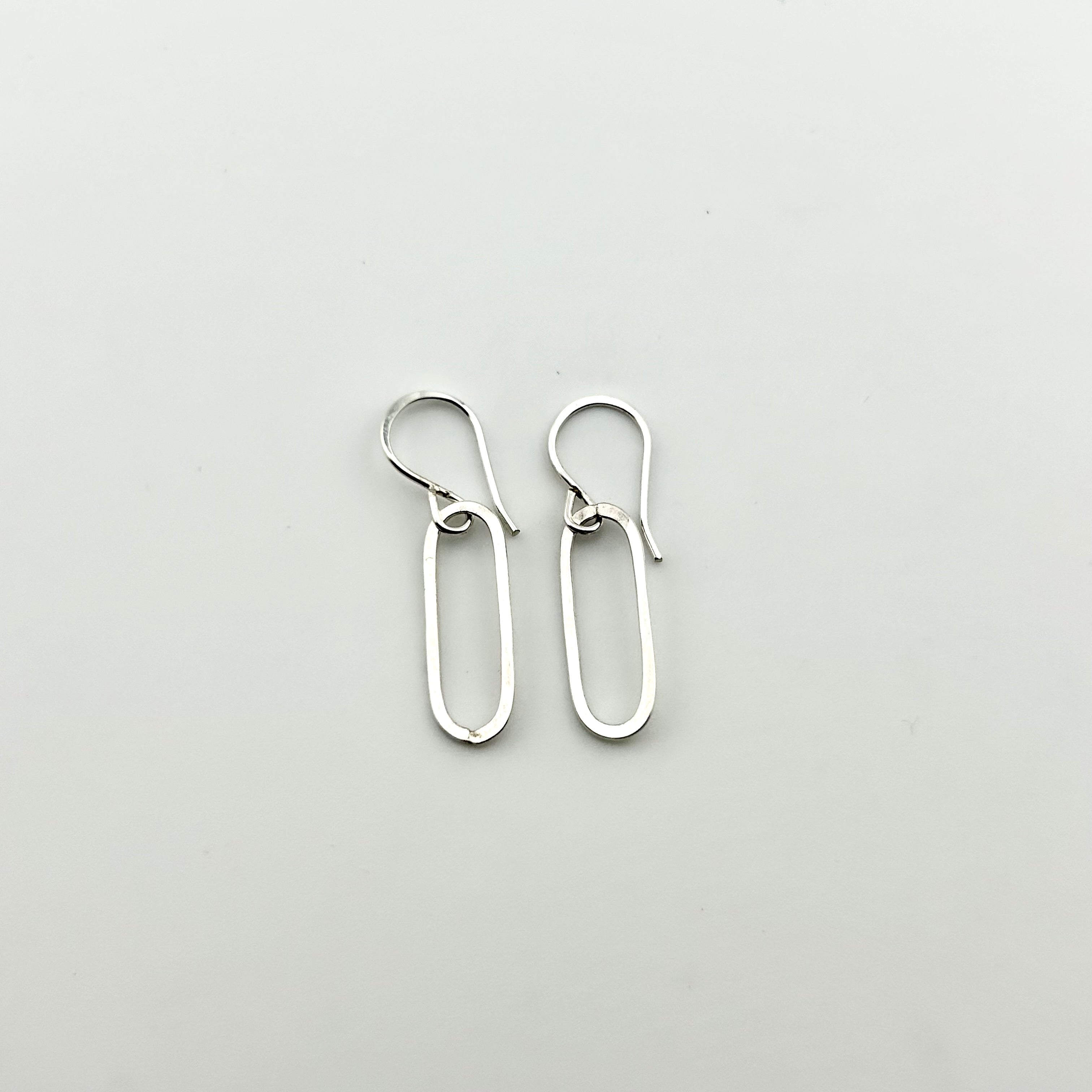 Paperclip Drop Earrings - Jennifer Cervelli Jewelry