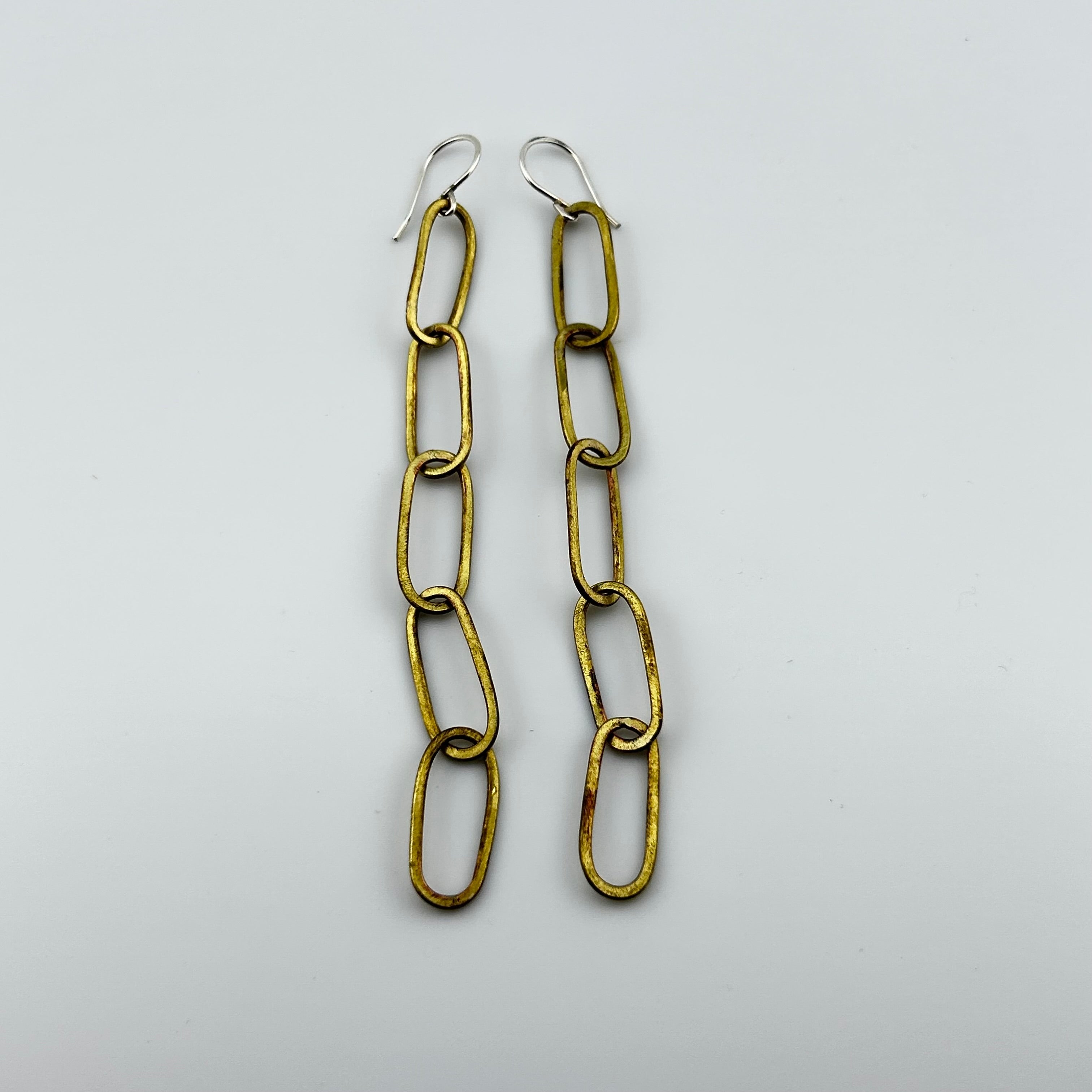 Paperclip Chain Earrings - Jennifer Cervelli Jewelry