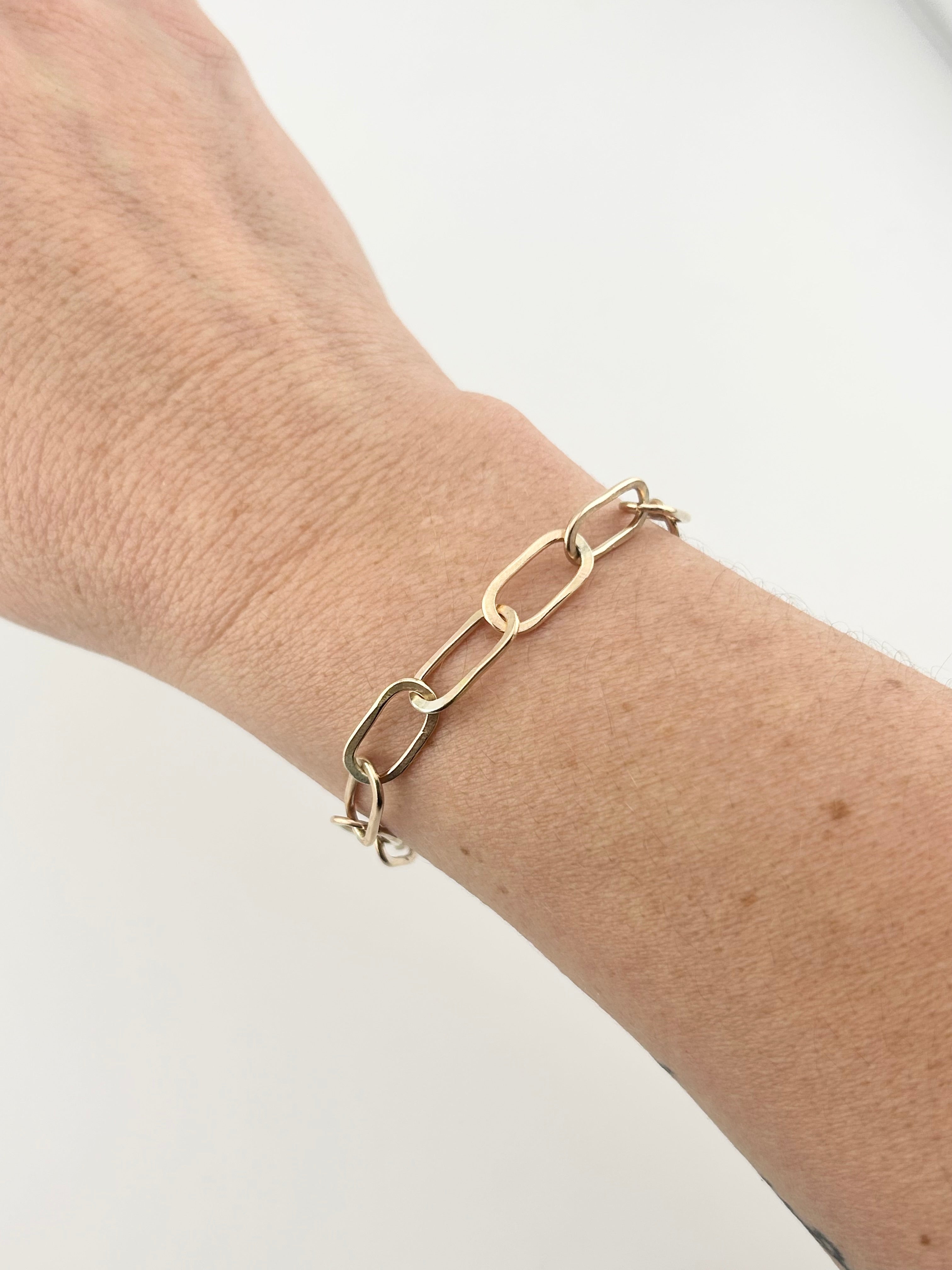 Paperclip Chain Bracelet - Jennifer Cervelli Jewelry