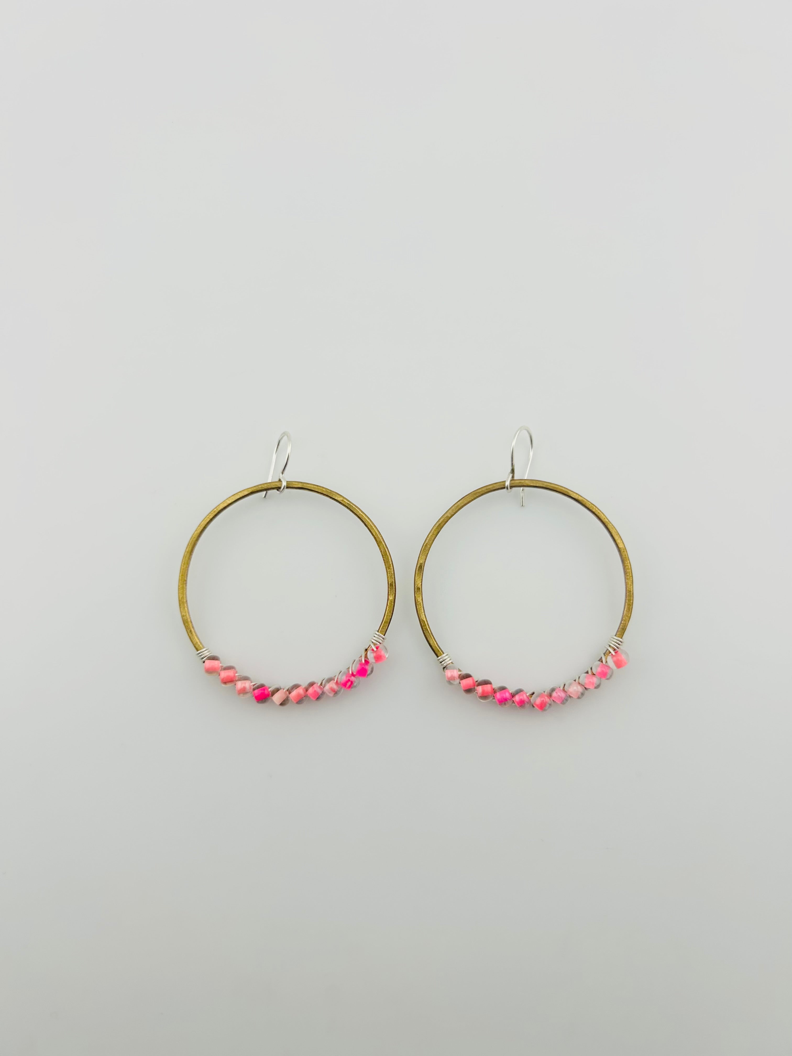 Solstice Hoops – Solar Flare - Jennifer Cervelli Jewelry