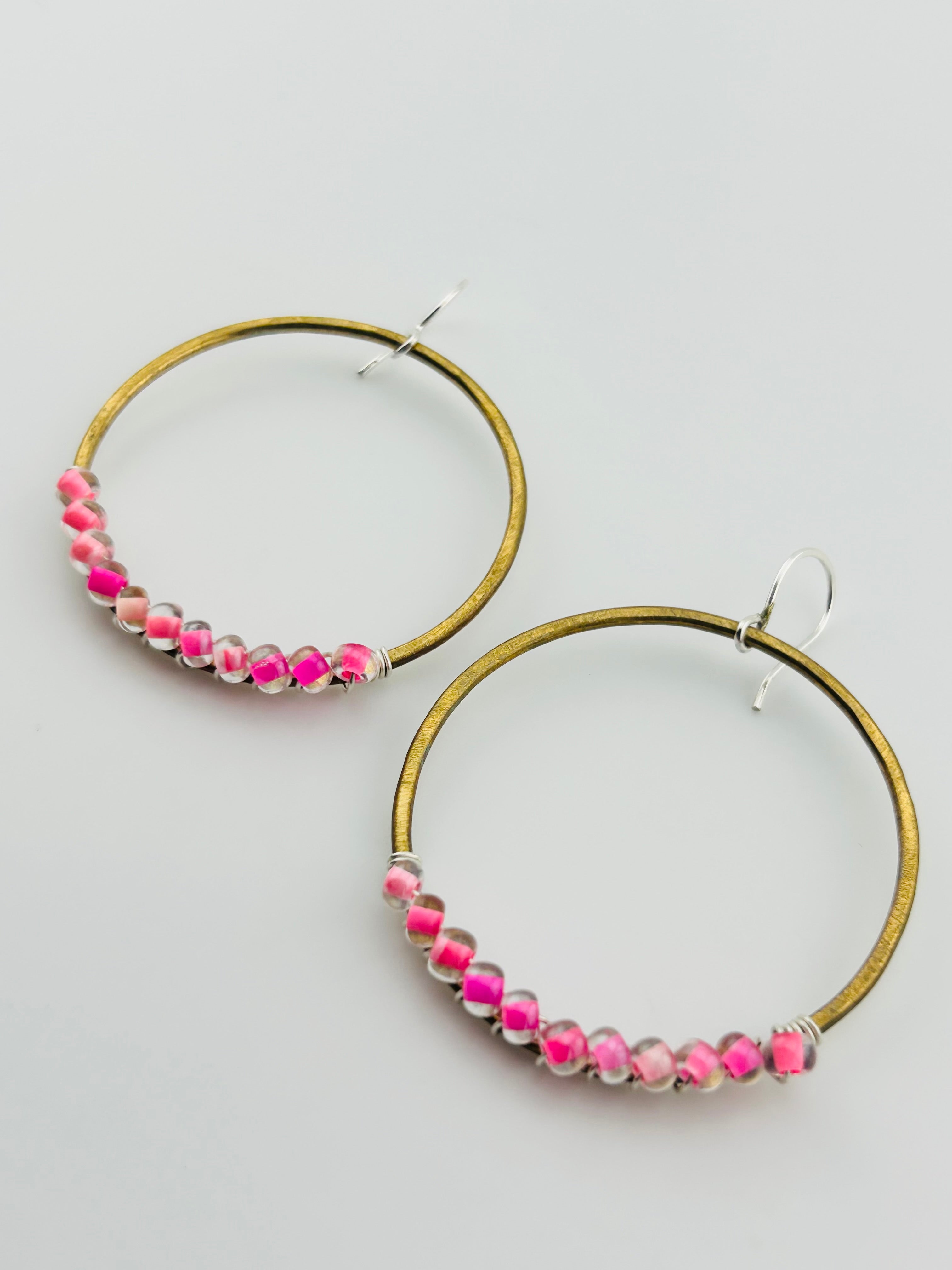 Solstice Hoops – Solar Flare - Jennifer Cervelli Jewelry