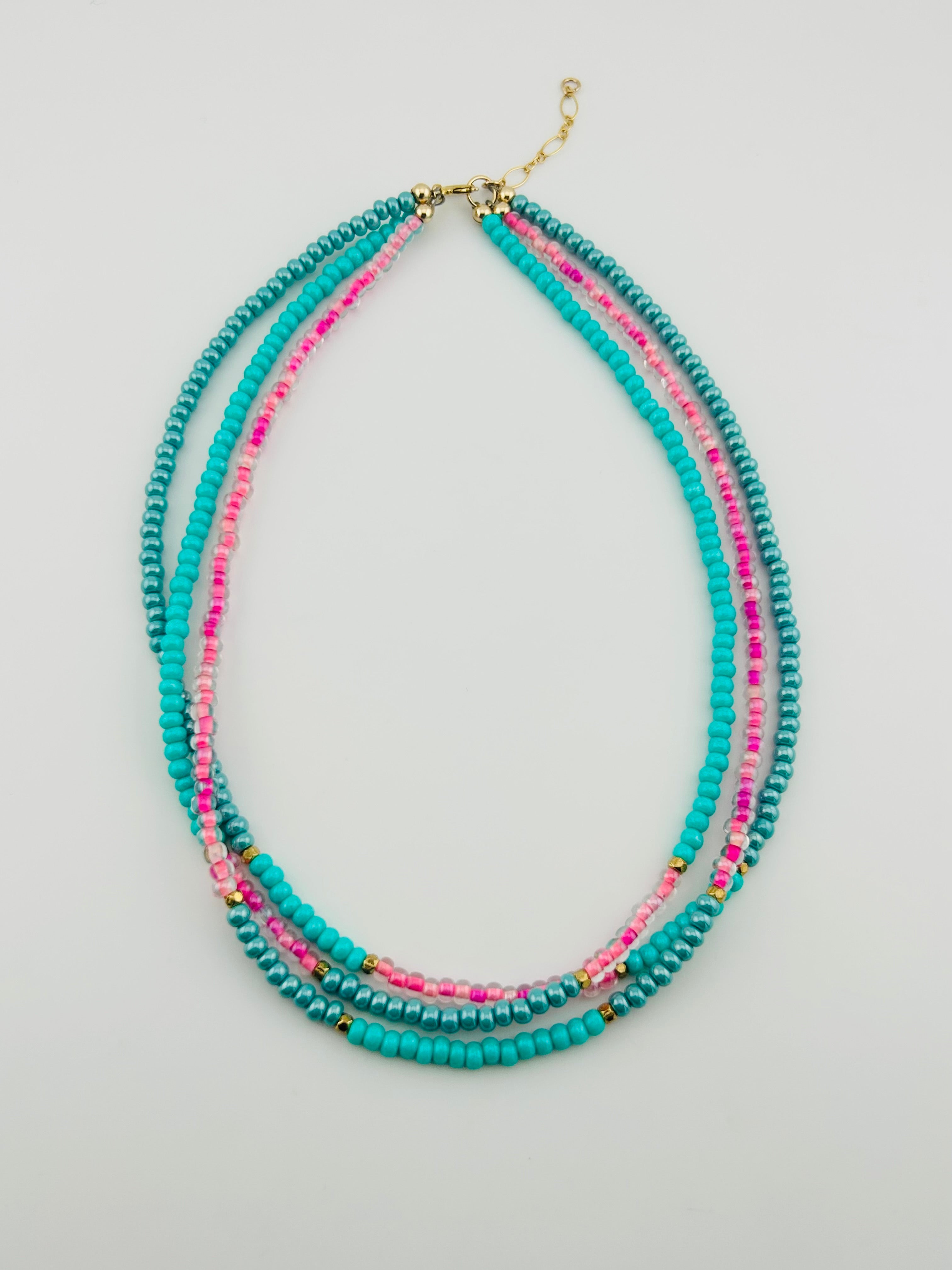 Solstice Necklace – Mermaid Layered Necklace - Jennifer Cervelli Jewelry