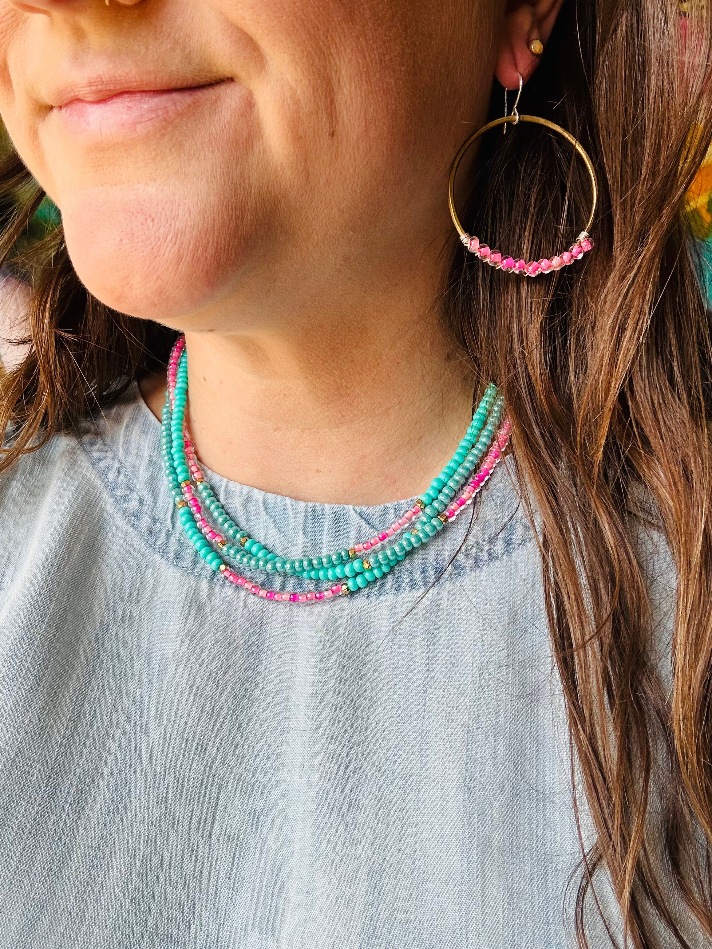 Solstice Hoops – Solar Flare - Jennifer Cervelli Jewelry