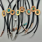 One of a Kind Turquoise Bolo Tie #104 - Jennifer Cervelli Jewelry