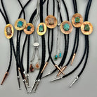 One of a Kind Fire Opal Bolo Tie #105 - Jennifer Cervelli Jewelry