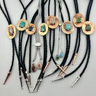 One of a Kind Turquoise Bolo Tie #107 - Jennifer Cervelli Jewelry