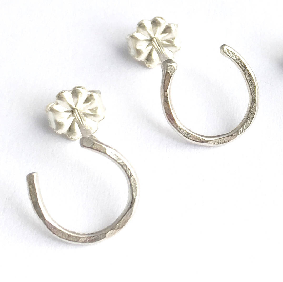 Lucky Horseshoe Stud Earrings