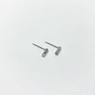 Mini Balance Stud Earrings -1/4" - Jennifer Cervelli Jewelry