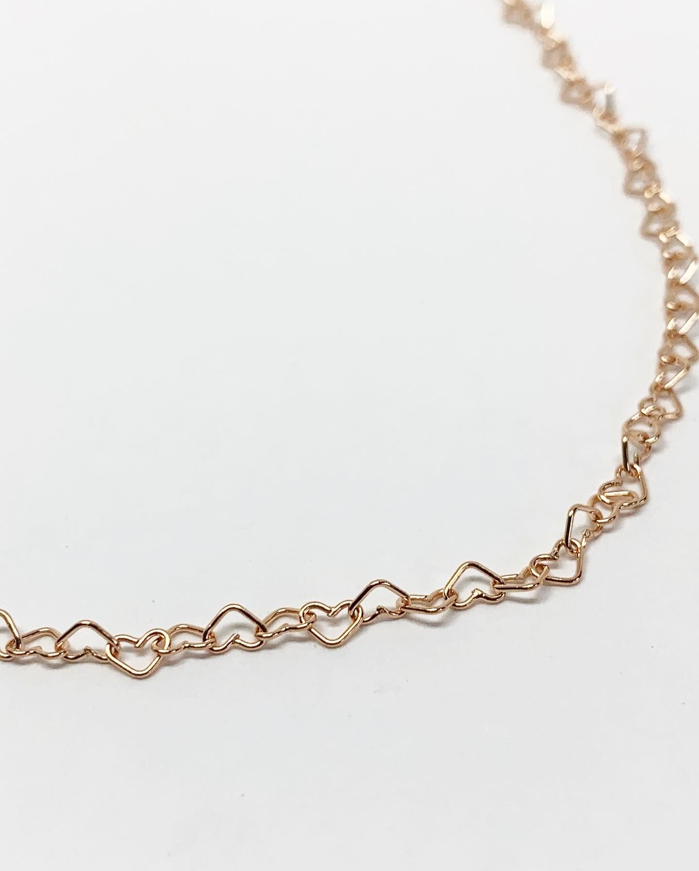 Heart Link Chain - Jennifer Cervelli Jewelry