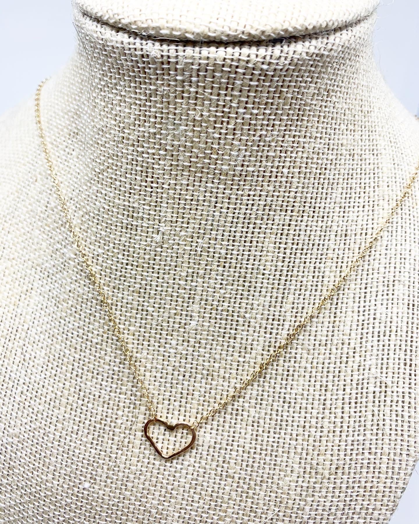 Heart Charm Necklace - Jennifer Cervelli Jewelry