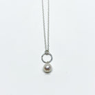 Pearl Drop Charm Necklace - Jennifer Cervelli Jewelry