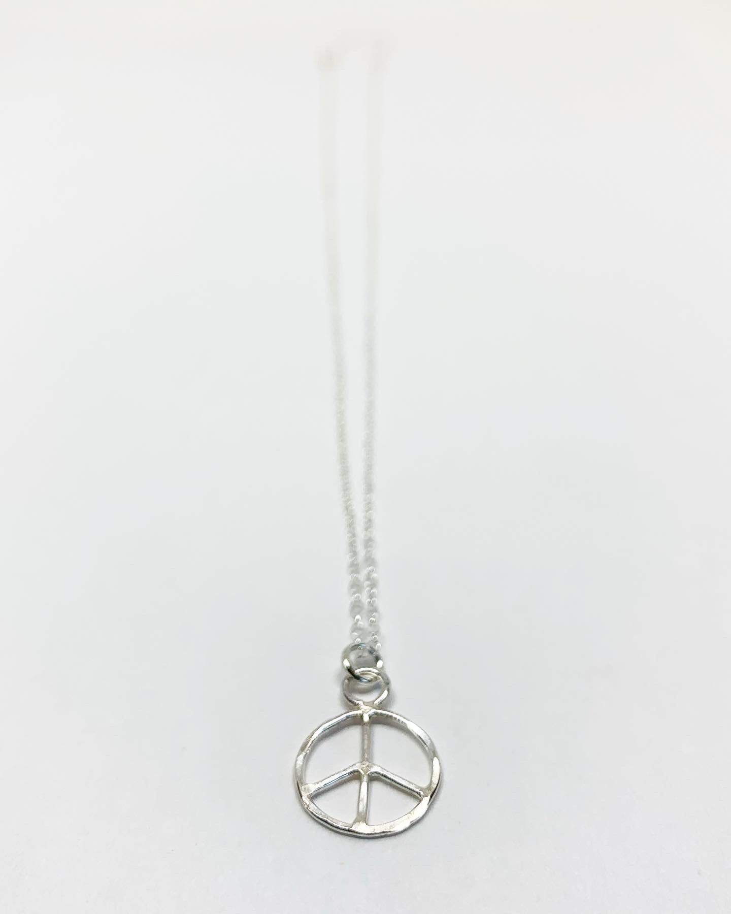 Peace Sign Necklace - Small - Jennifer Cervelli Jewelry