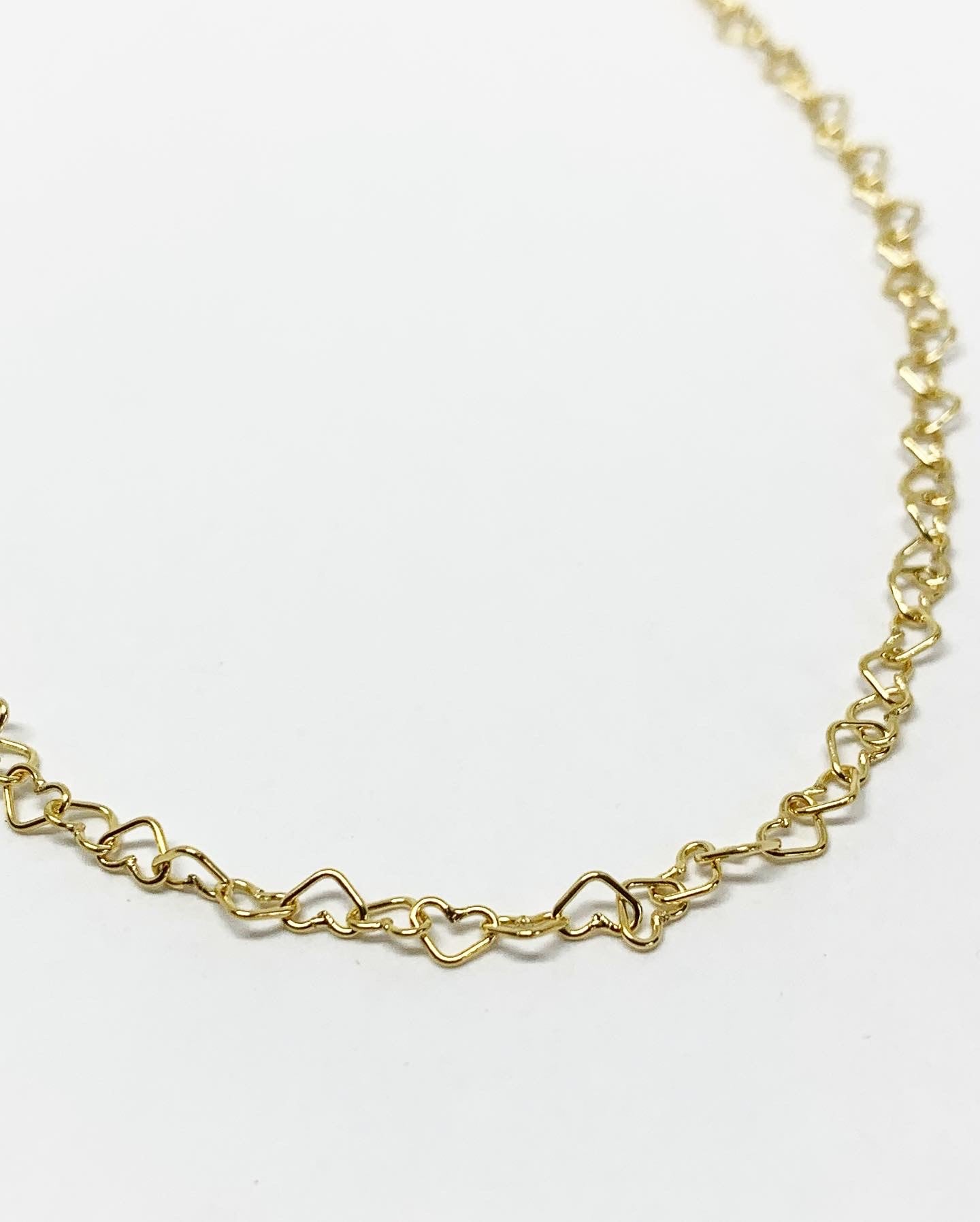Heart Link Chain - Jennifer Cervelli Jewelry