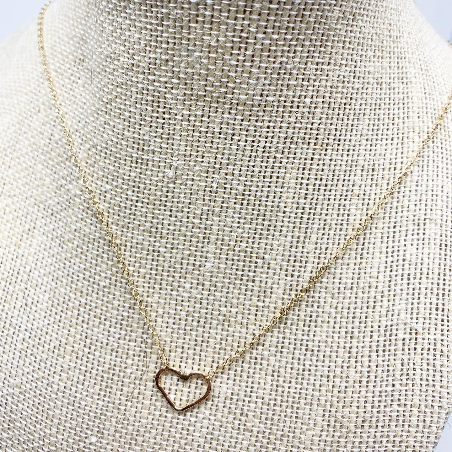 Heart Charm Necklace - Jennifer Cervelli Jewelry
