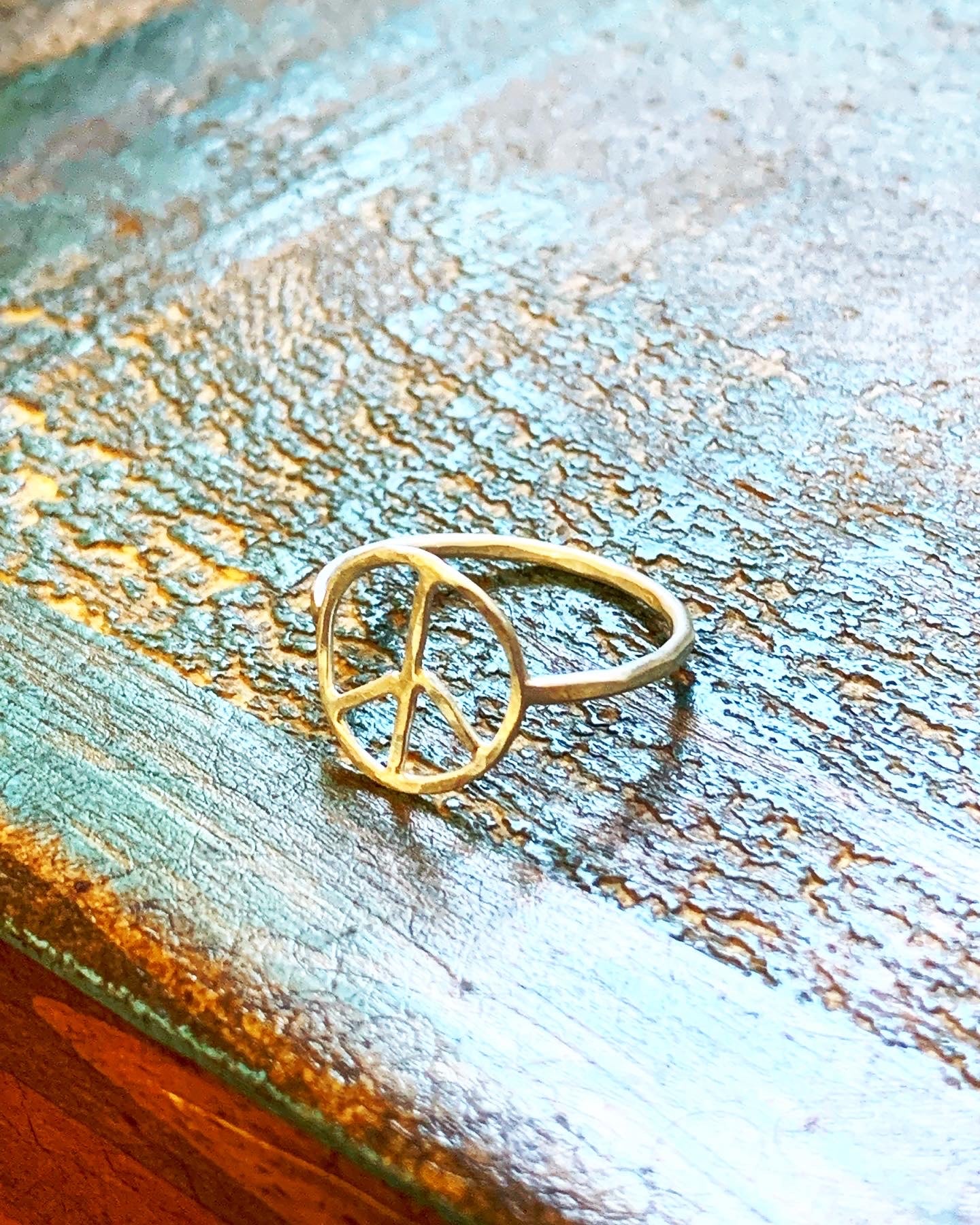 Peace Sign Ring - Jennifer Cervelli Jewelry