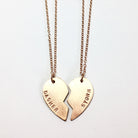 Best Friends Heart Necklaces - Jennifer Cervelli Jewelry