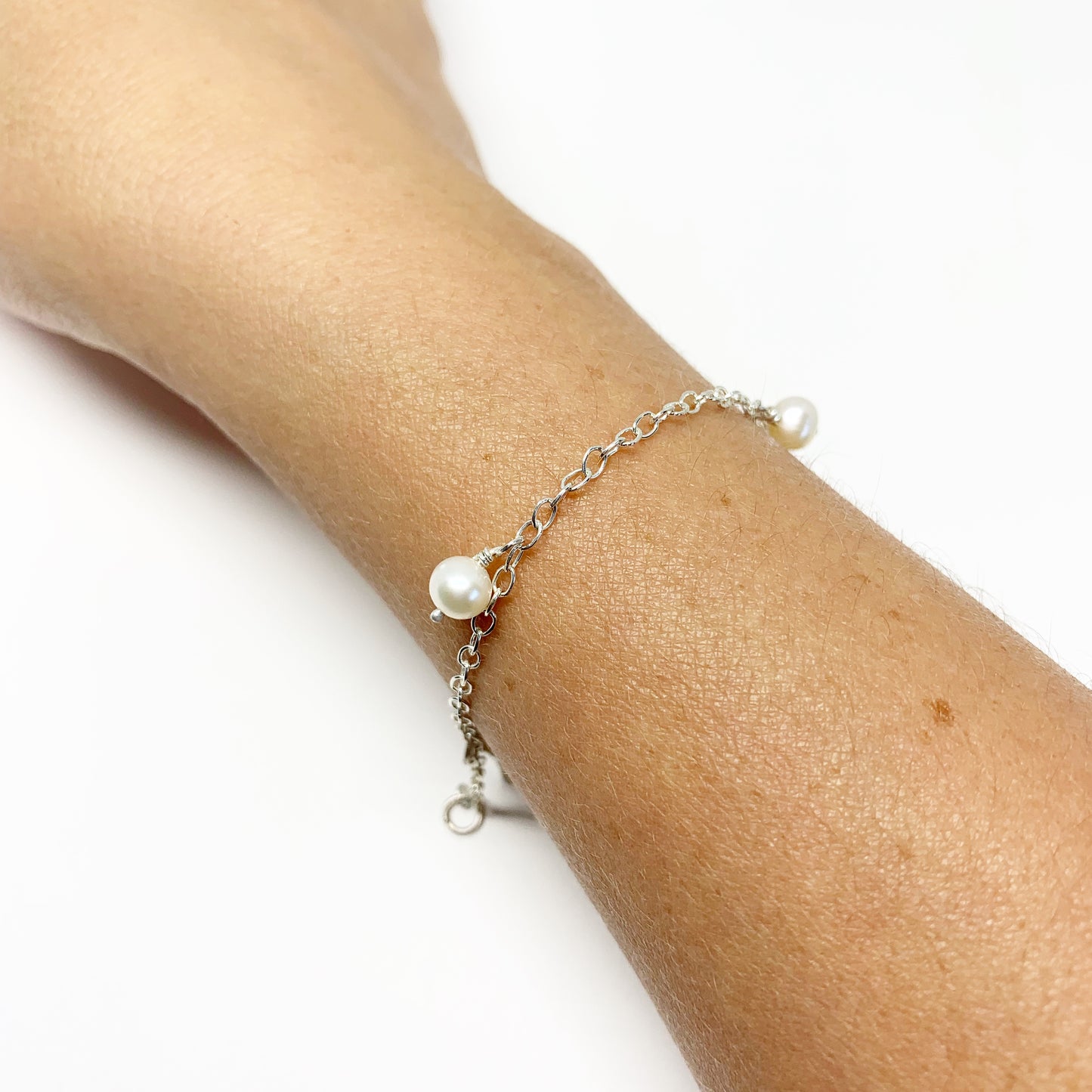 Pearl Charm Bracelet 5 - Jennifer Cervelli Jewelry