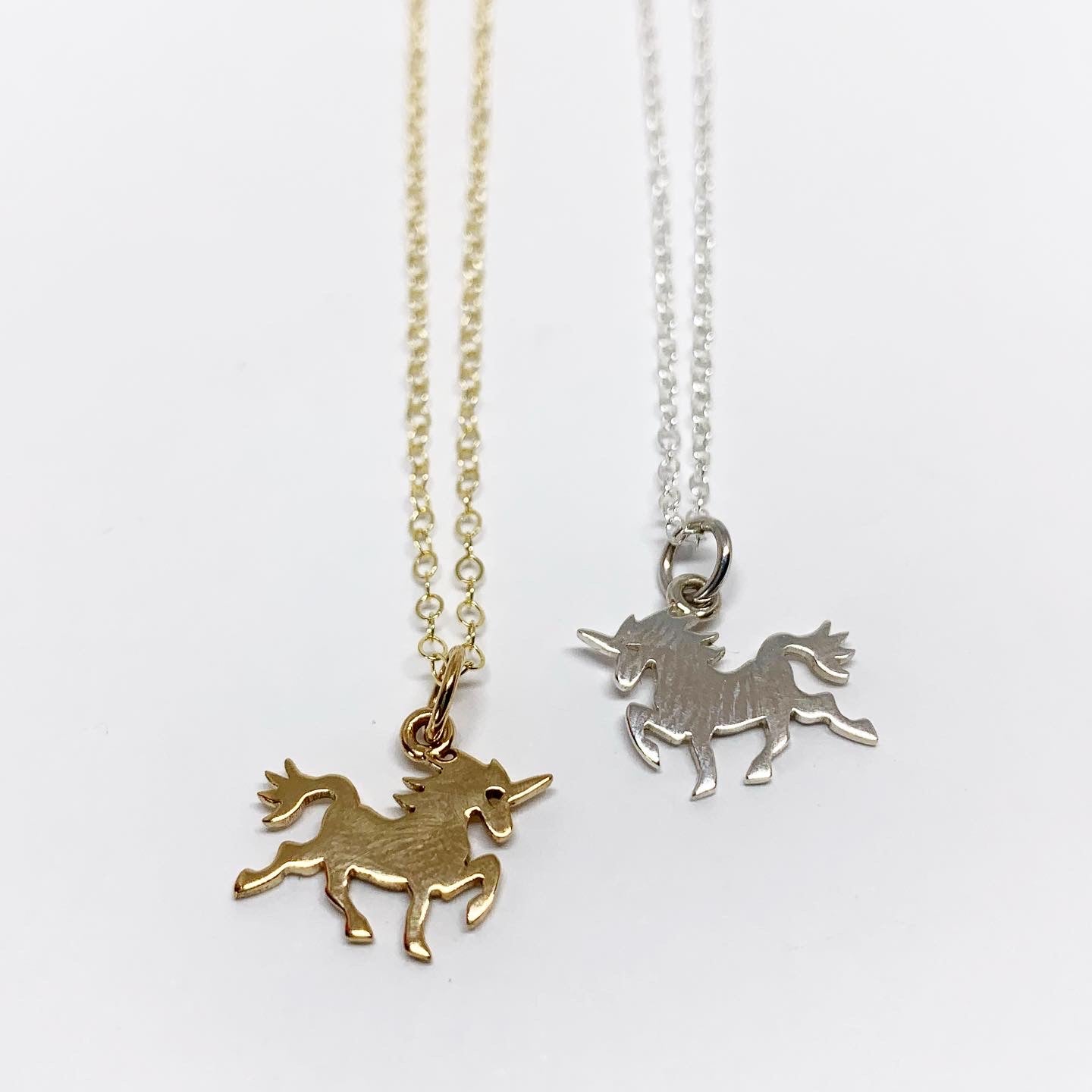 Mini Unicorn Charm Necklace - Jennifer Cervelli Jewelry
