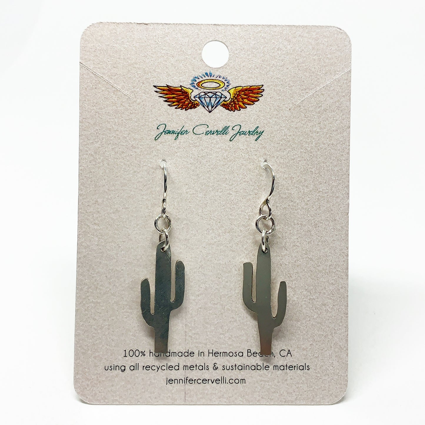 Cactus Dangle Earrings - Jennifer Cervelli Jewelry
