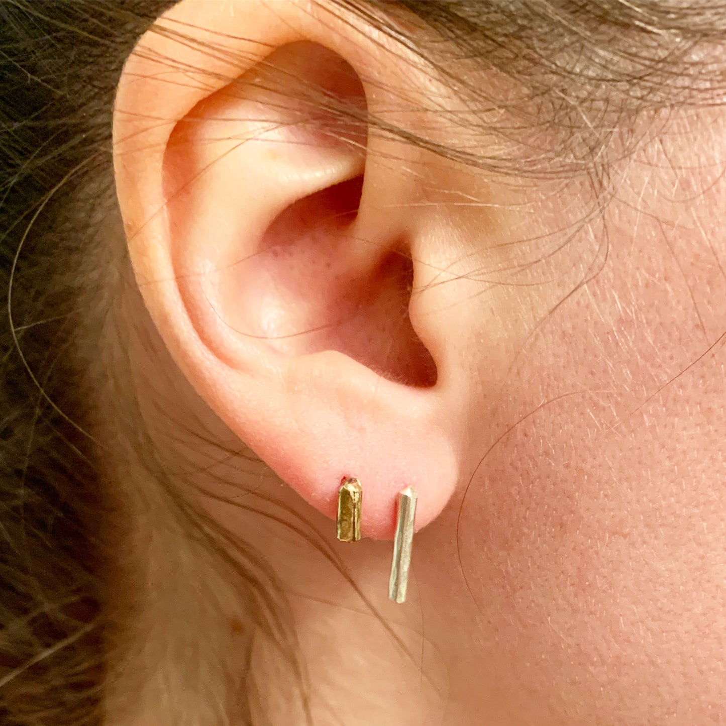 Balance Stud Earrings - 1/2" - Jennifer Cervelli Jewelry