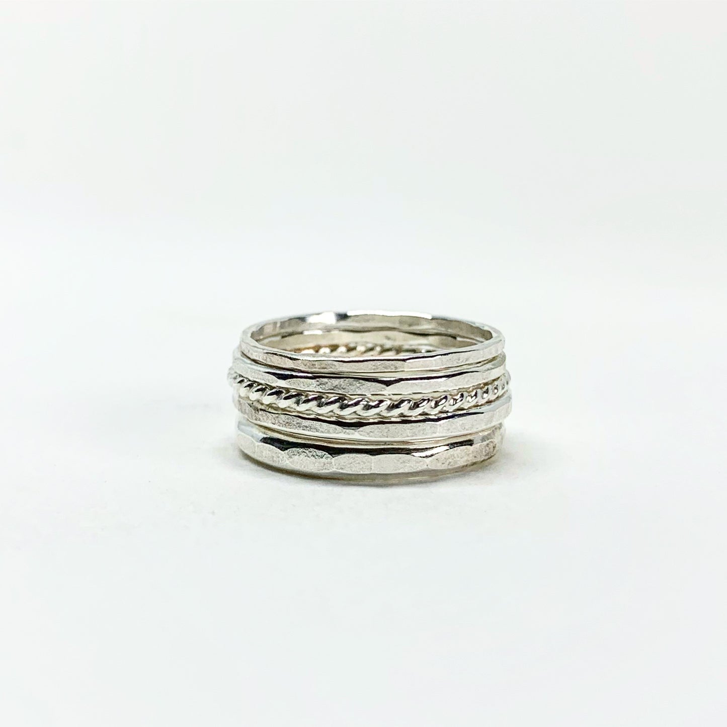 Bridal Stacking Ring Set - Jennifer Cervelli Jewelry