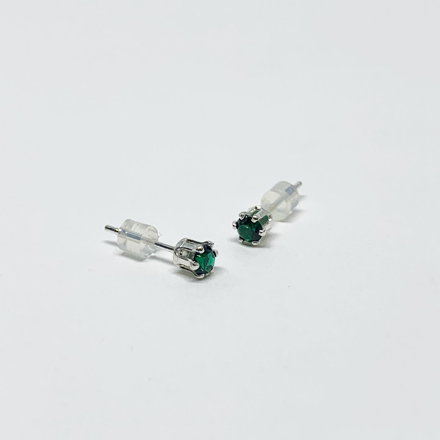 Emerald Birthstone Earrings - May Birthstone - Jennifer Cervelli Jewelry