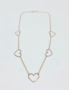 Heart Choker Necklace - Jennifer Cervelli Jewelry