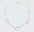 Heart Choker Necklace - Jennifer Cervelli Jewelry