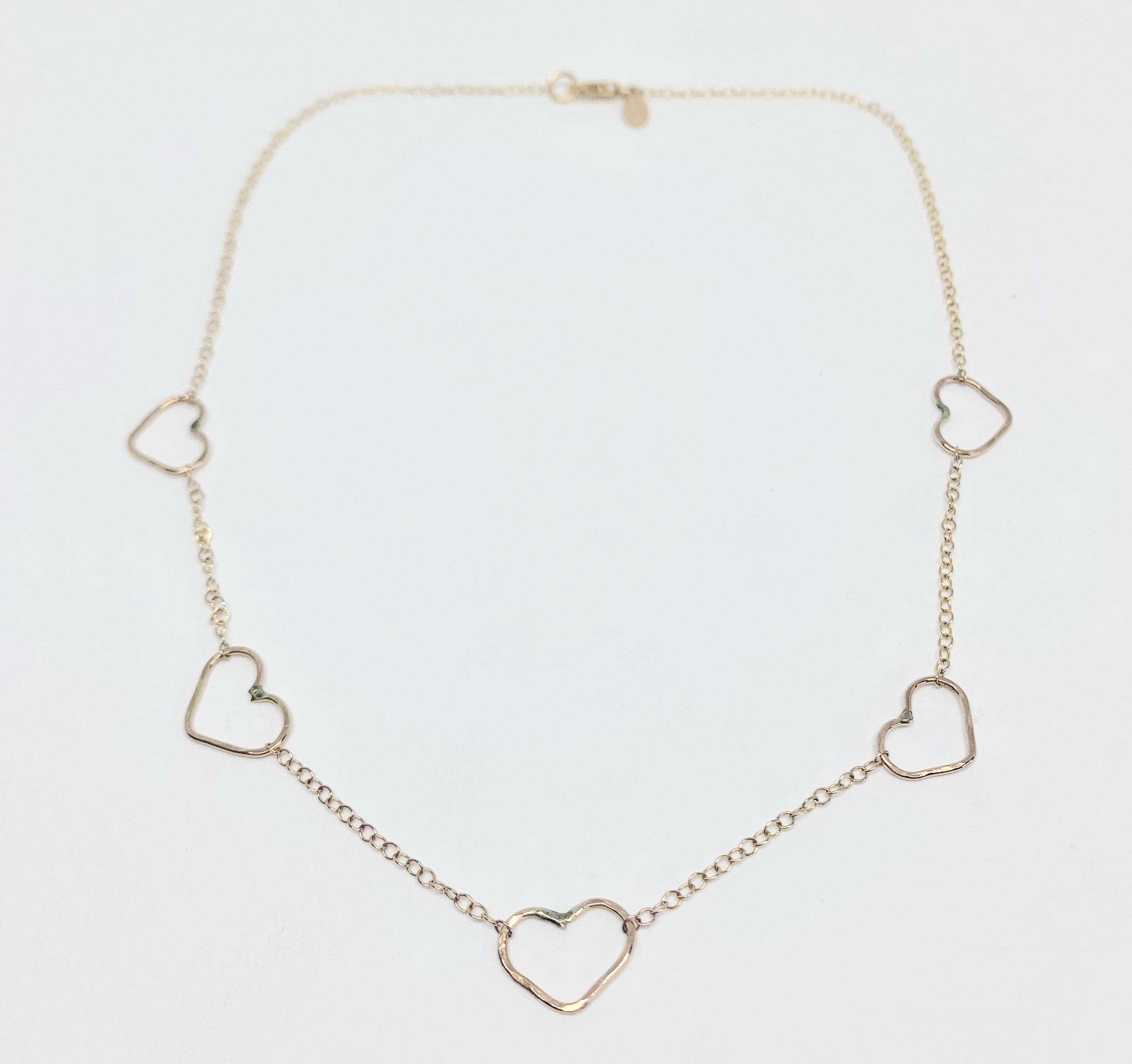 Heart Choker Necklace - Jennifer Cervelli Jewelry