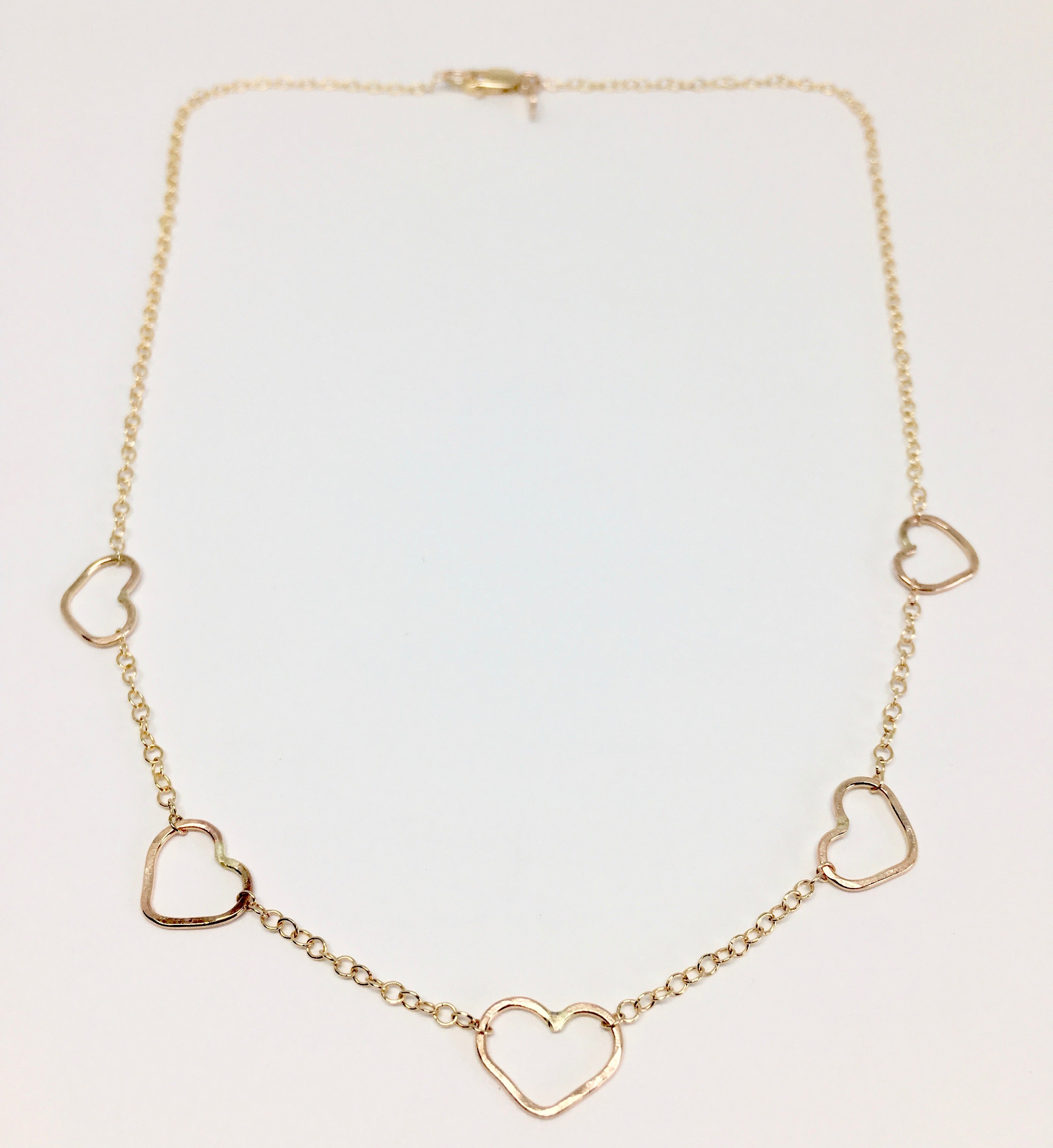 Heart Choker Necklace - Jennifer Cervelli Jewelry