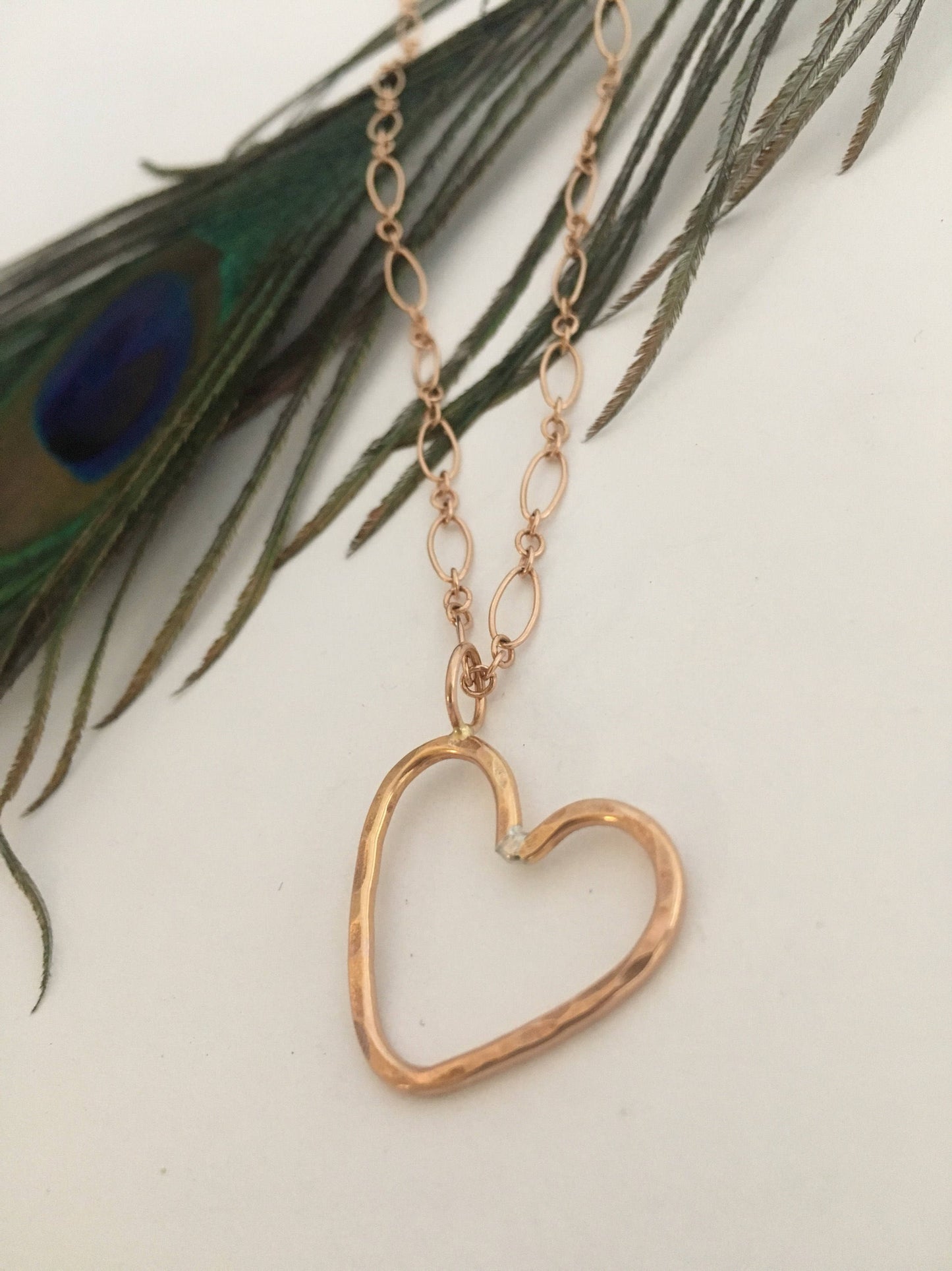 Bridal Heart Pendant Necklace 