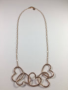 Five Linked Hearts Necklace 